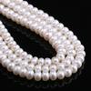Perlas de Agua Dulce Naturales de Alta Calidad en Forma de Arroz para Hacer Joyería DIY Collar Pulsera Accesorio 36cm
