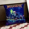Band MMegadeths Cushion Cover Reversible Soft Durable Pillow Cover Home  Car MultiScene Use for Daily Comfort