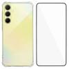 For Samsung Galaxy A35 5G TPU Case WANLONFENG WL3 Series 1.5mm Phone Cover with Tempered Glass Film