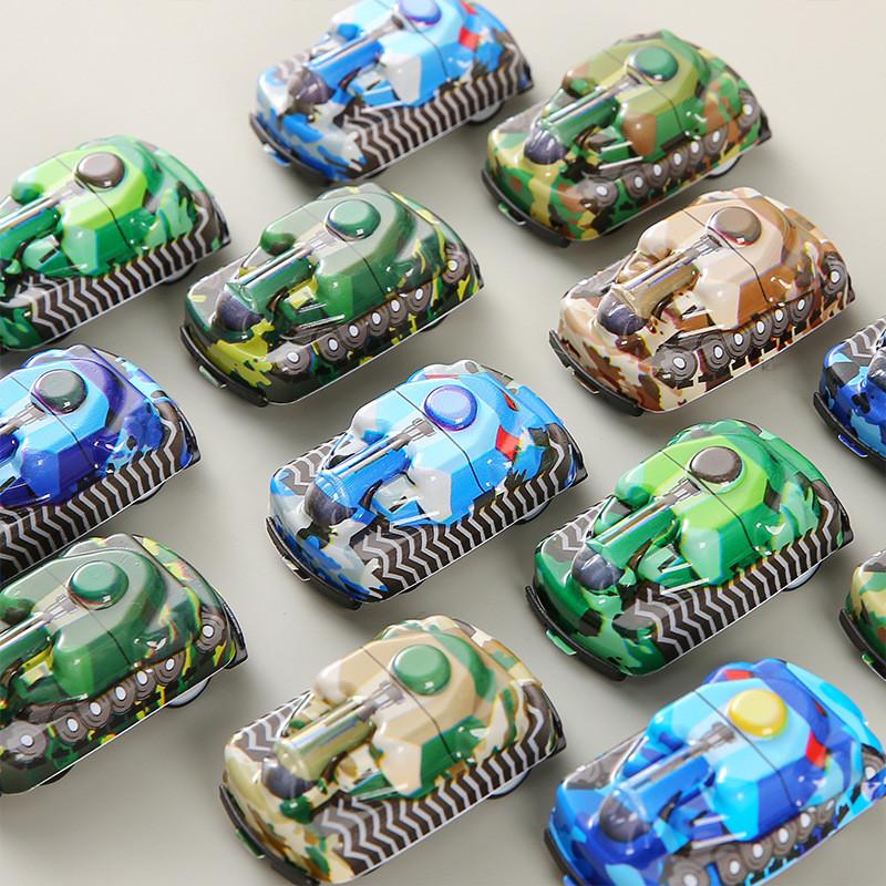 Simulation Mini Inertia Colorful Tank Children Toys For Kids Playroom