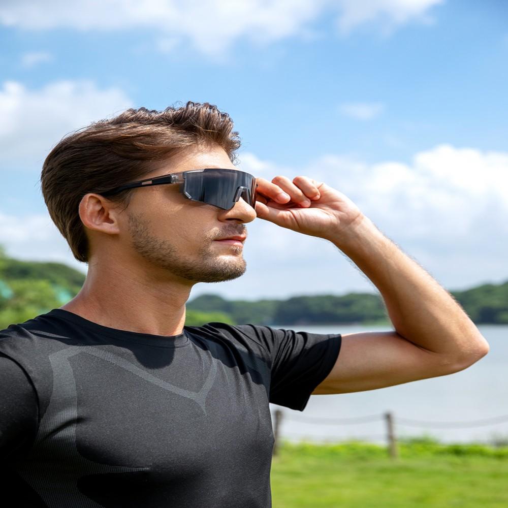 Professionelle Radbrille SPEEDHYUN mit photochromen Gläsern & aerodynamischem Design für Rennradfahren