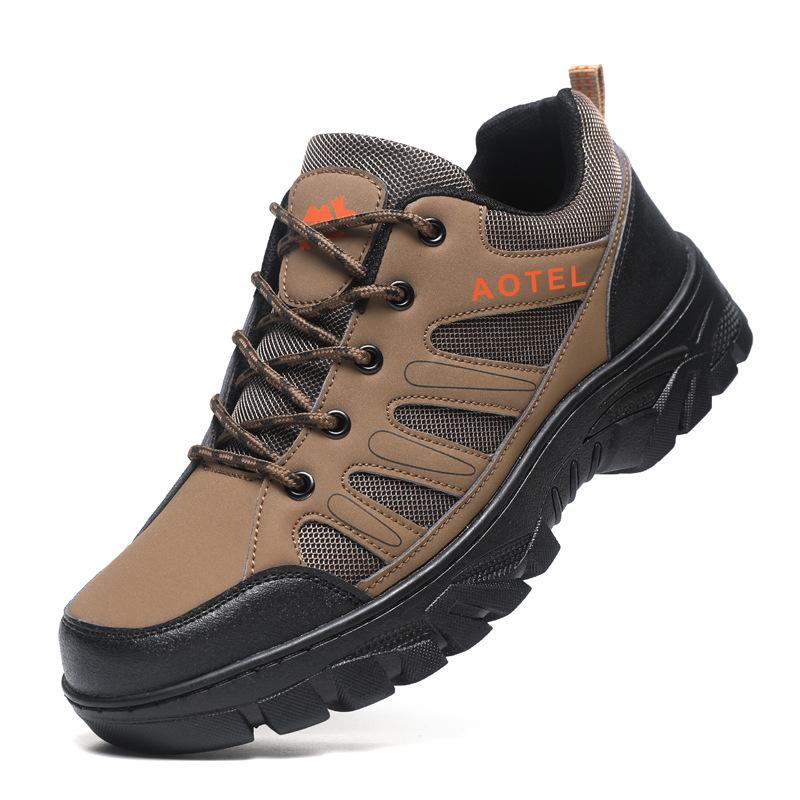 

Обувь для работы и страхования труда 2024 года, новая обувь для отдыха, путешествий, спорта, инструментов, большого размера, дышащая, походная мужская обувь 39 коричневый