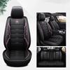 1PC Universal PU Leather Car Seat Waterproof Luxury Mat Covers Car Seat Protector Cover Breathable Cushion for Four Season(Only One Seat Cover)
