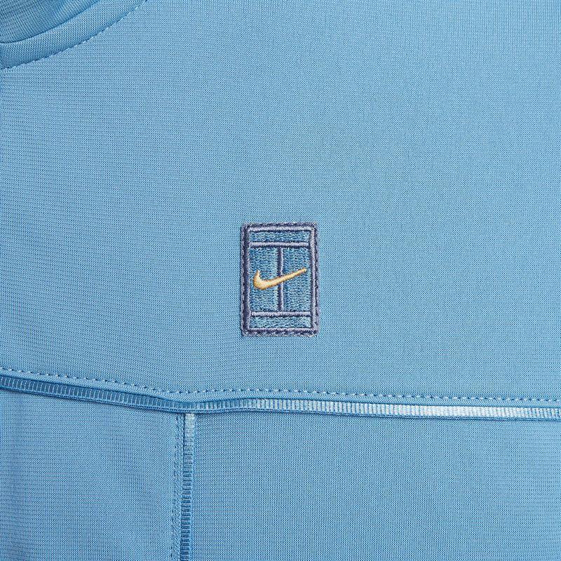 Nike Court Fleece Tennis Loose Versatile Jacket Men Jackets Aegean-Storm-Blue Denim-Blue-Green DC2566-430