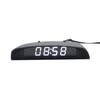 Orologio Elettronico 3-in-1 Visiera Parasole ABS LED Orologio Elettronico per Auto