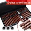 40-Piece Torx & Hex Socket Wrench Set with 12-Point Screwdriver Heads