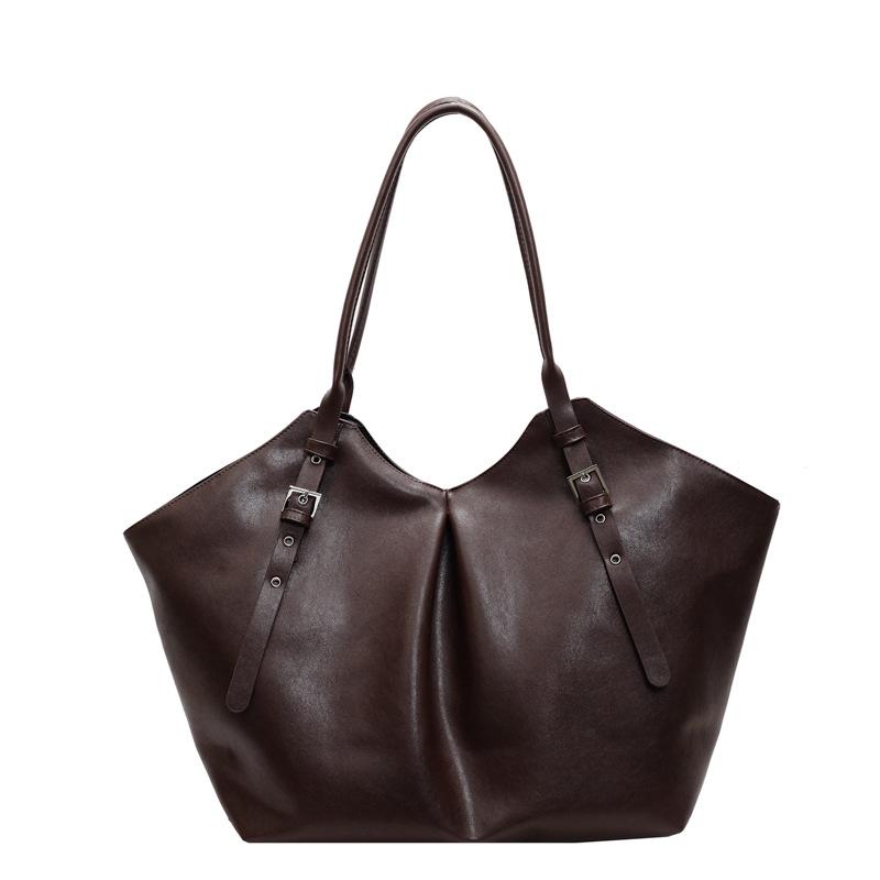 

Женская сумка-тоут для поездок на работу из искусственной кожи, спортивная сумка для фитнеса, легкая сумка на плечо, дорожная сумка для хранения вещей кофейный