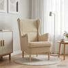 Maison Exclusive - fauteuil Crème tissu