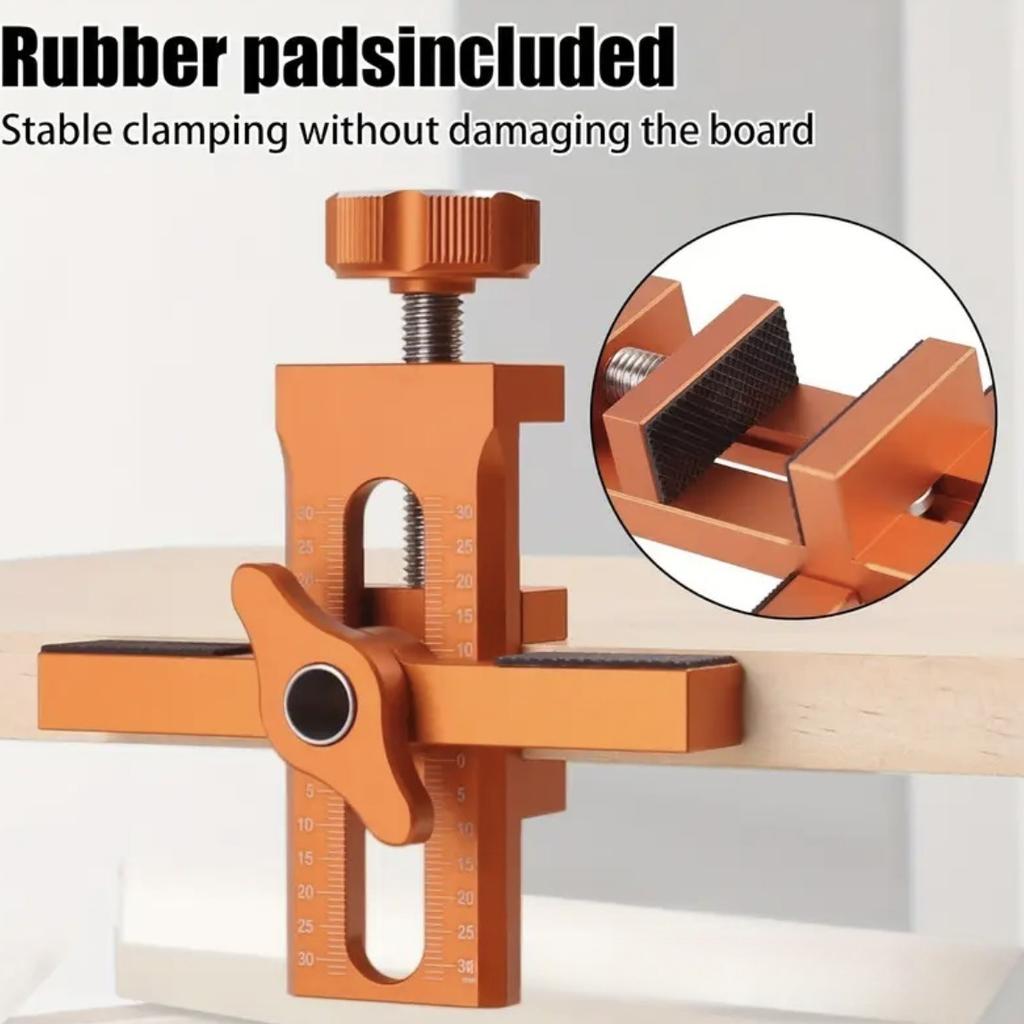 2 in 1 Cabinet Door Installation Auxiliary Tool Rebounder Drilling Locator Wardrobe Wall Cabinet Leveler DIY Woodworking Tool