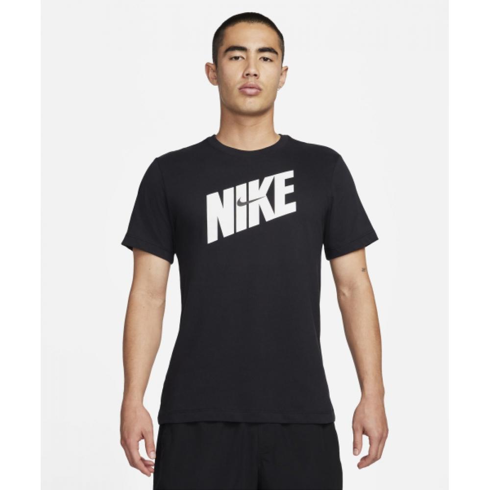 

Новинка футболки NIKE Dry Fit Fitness HBR M, черная FQ3874 010