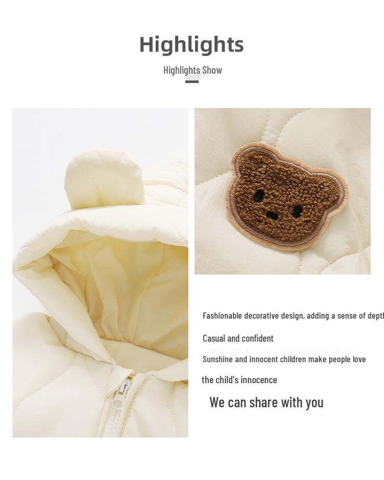 Baby Winter Jumpsuit: Warm Fleece-Lined Outerwear for Boys & Girls