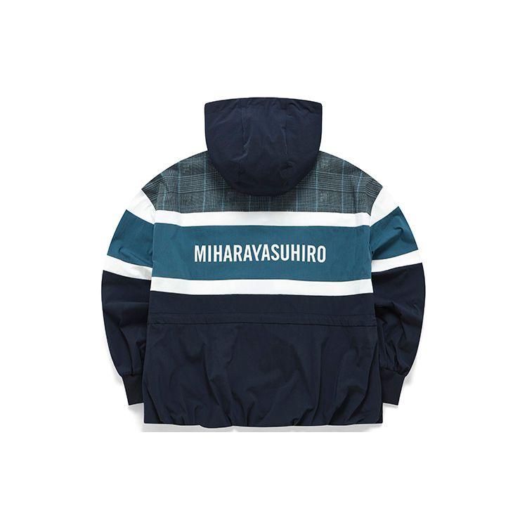 Fila X MIHARA YASUHIRO Logo Print Color Block Sports Hoodie Women Hoodies Dark-Abyss-Blue F11W213201F-NV