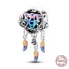 New Copper China Dragon Fortune Cat Charm Beads Fit The Original Bracelet For Women Diy Jewelry Gift