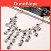 Ethnic Style Simulation Gemstone Decoration Tassel Design Women Necklace For Boho Jewelry Enthusiasts