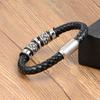 Retro Classic Personality Men's Bracelets, Leather Jewelry, Men's Domineering Skull Scalp Bracelets