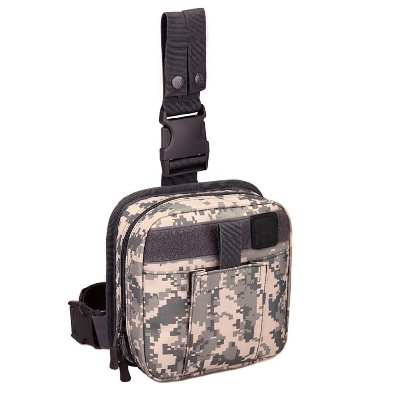 Tactical Drop Leg Bags Camouflage Fanny Thigh Pack Lovecká taška Pasov Pack Motocykl Jezdectví Muži Lékárničky Outdoor