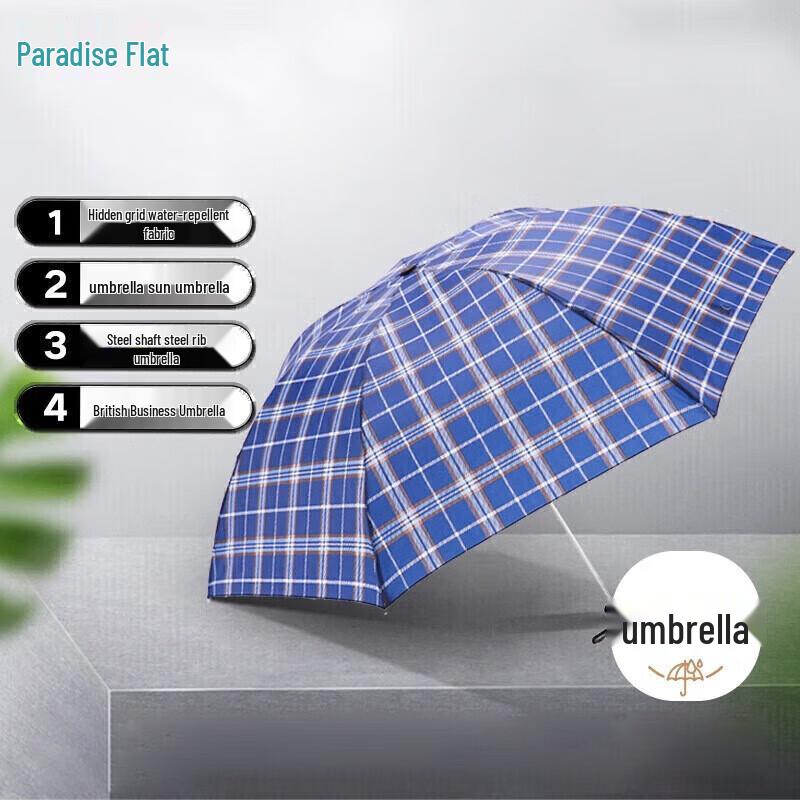 Трехскладной ветрозащитный деловой зонт Tian Tang