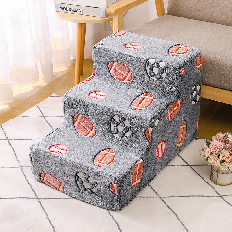 Luminous Pet Ramp: Sponge Stairs for Small Dogs - Teddy Sofa Bed Slope