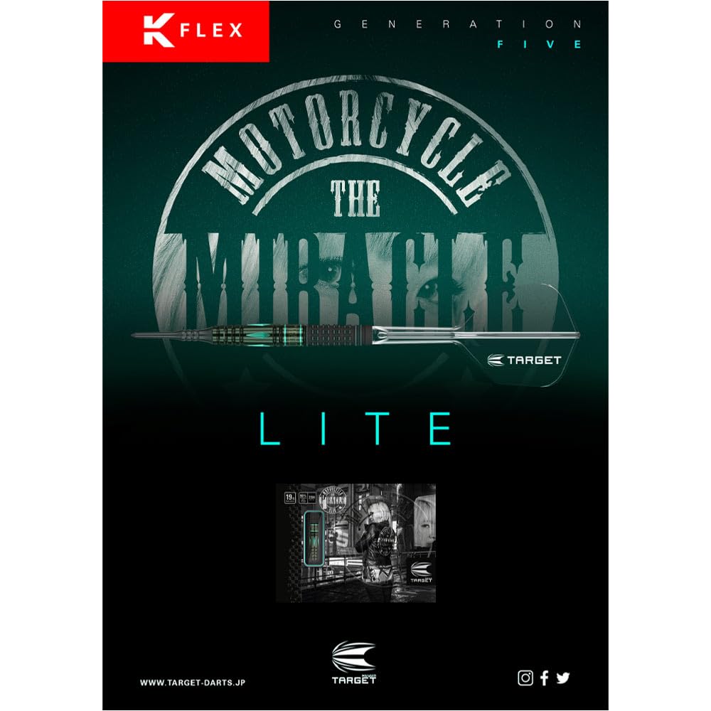 Target THE MIRACLE G5 LITE The Miracle Generation 5 Light 2BA Mirai Suzuki Model Dart Barrel Dart Set <210350>