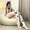 Fun Cow Stockings Milk White Spotted Milk Stockings Japanese Girl High Stockings Knee Socks