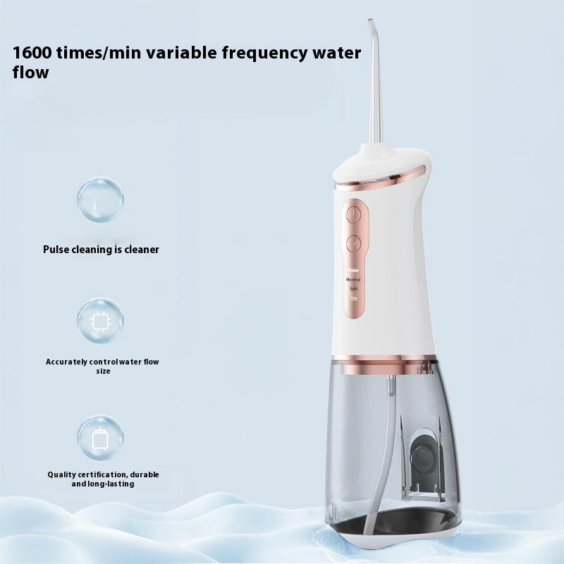 2026 New Portable Smart Oral Irrigator Water Flosser 4 Jets 3 Modes Rechargeable Dental Water Jet Teeth Cleaner Travel Home Use