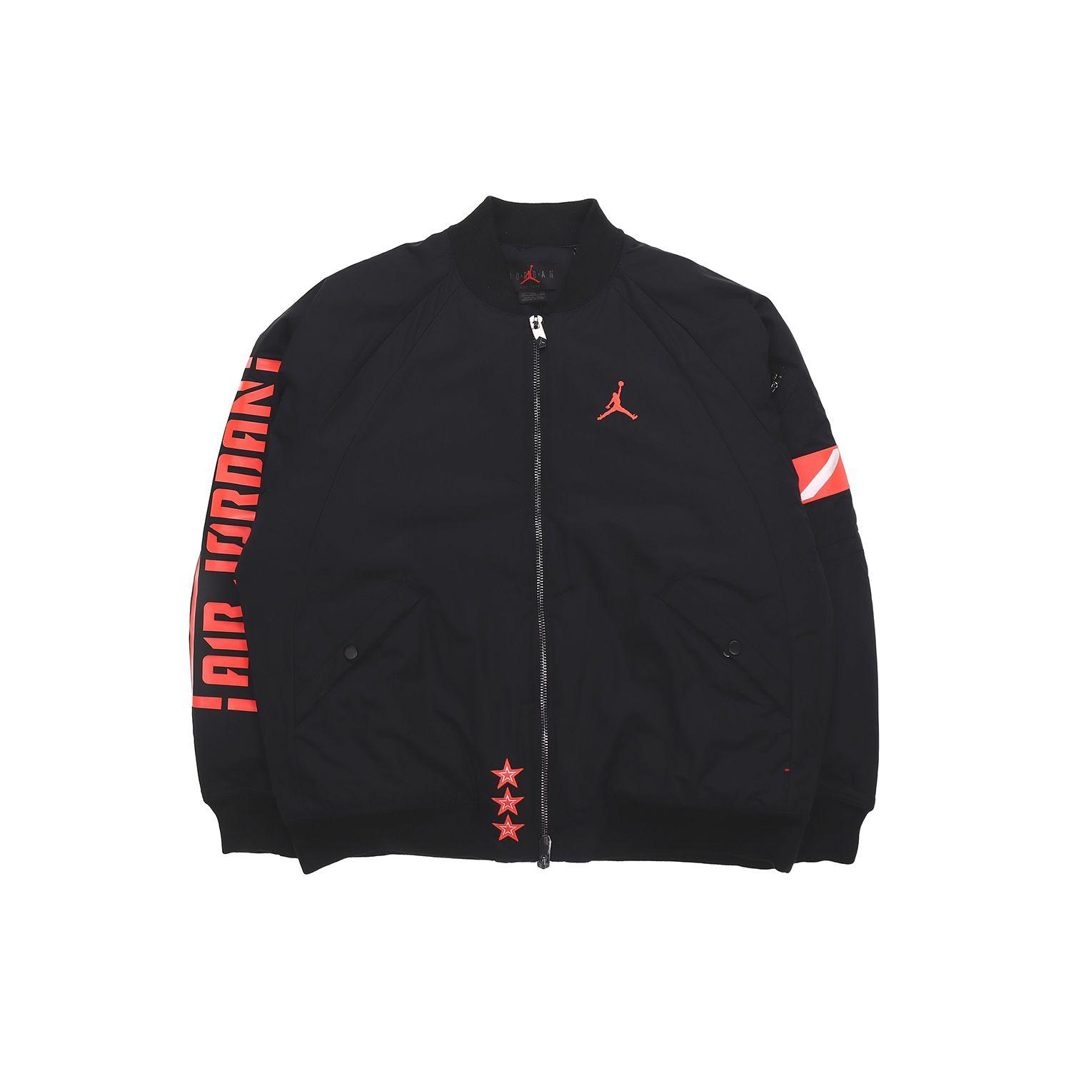 

Air Jordan Sport Casual Flight Jacket Мужские куртки Черные BQ6957-010 S