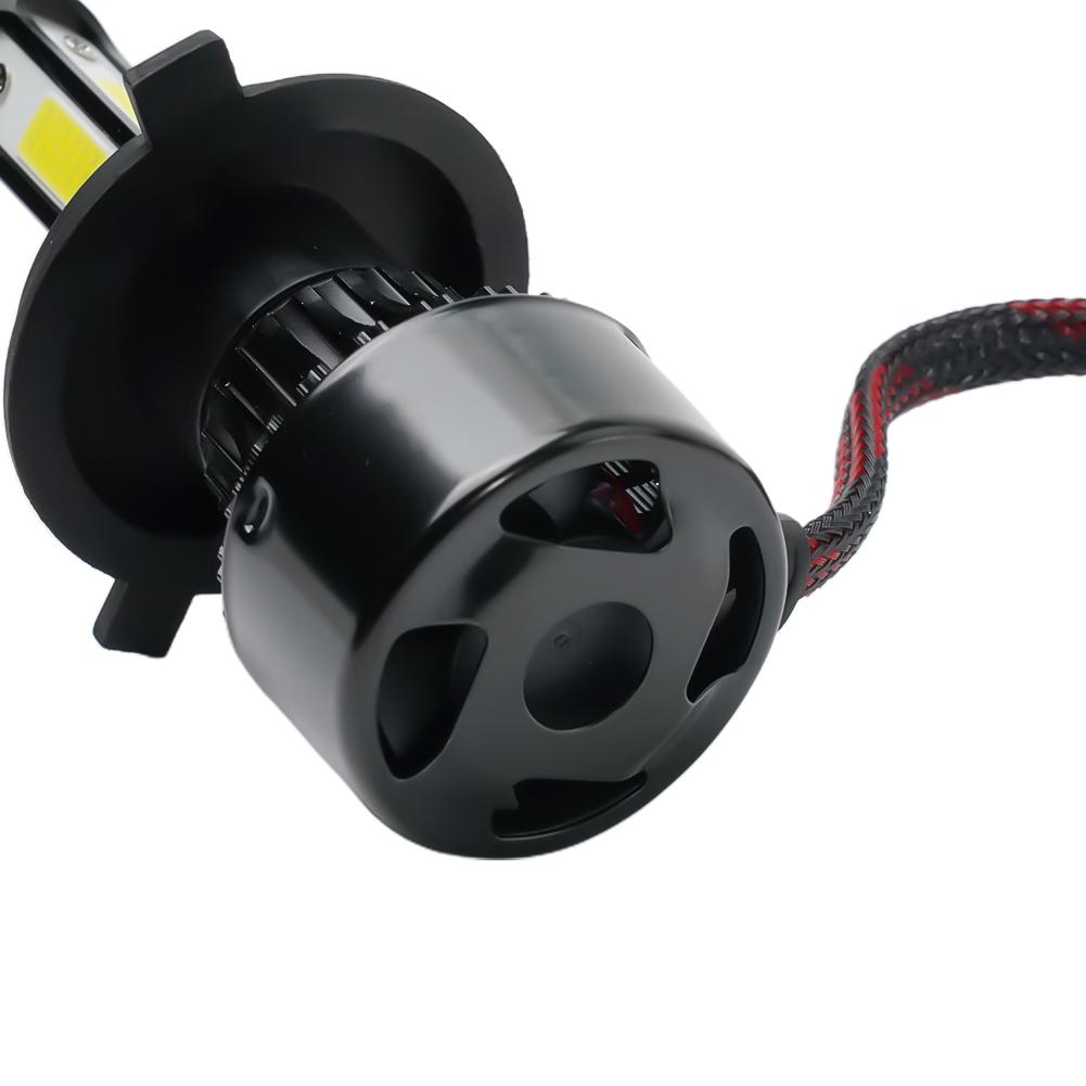 High/Low Beam Headlights LED 9003 Bulbs H4 HB2 Replacement Shockproof Spotlight Waterproof 2500W 4-Sides 6500K China Mainland