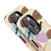 Sublimation Coated Glossy Phone Case Hard Plastic +TPU Soft TPU Shell Cute Lovely Puppies Patterned Full Protective Back Cover for iPhone Samsung