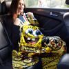 1pc Spongebob Headphones Shield Flannel Blanket Soft Warm Throw Blanket for Bedroom Living Room Bed Travel Camping Picnic Gift. MT71601194