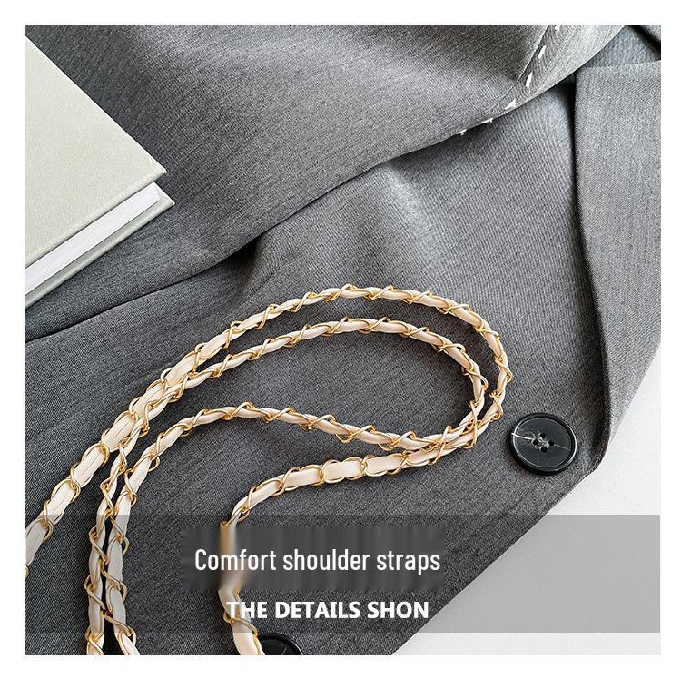 Módny trend 2025 Mini dámska štvorcová crossbody retiazková kabelka