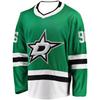 Dallas Stars Hockey Jersey Green with White & Black Accents "Rantanen 96" Star "D" Logo Jersey Breathable Sports Tshirt Long Sleeve V-neck Tops