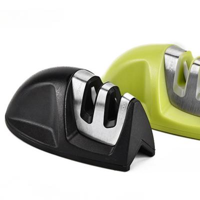 Küchenmesserschärfer aus Keramik, professionelle Schärfwerkzeuge/zweistufige Schärfer und rutschfeste Gummibasis