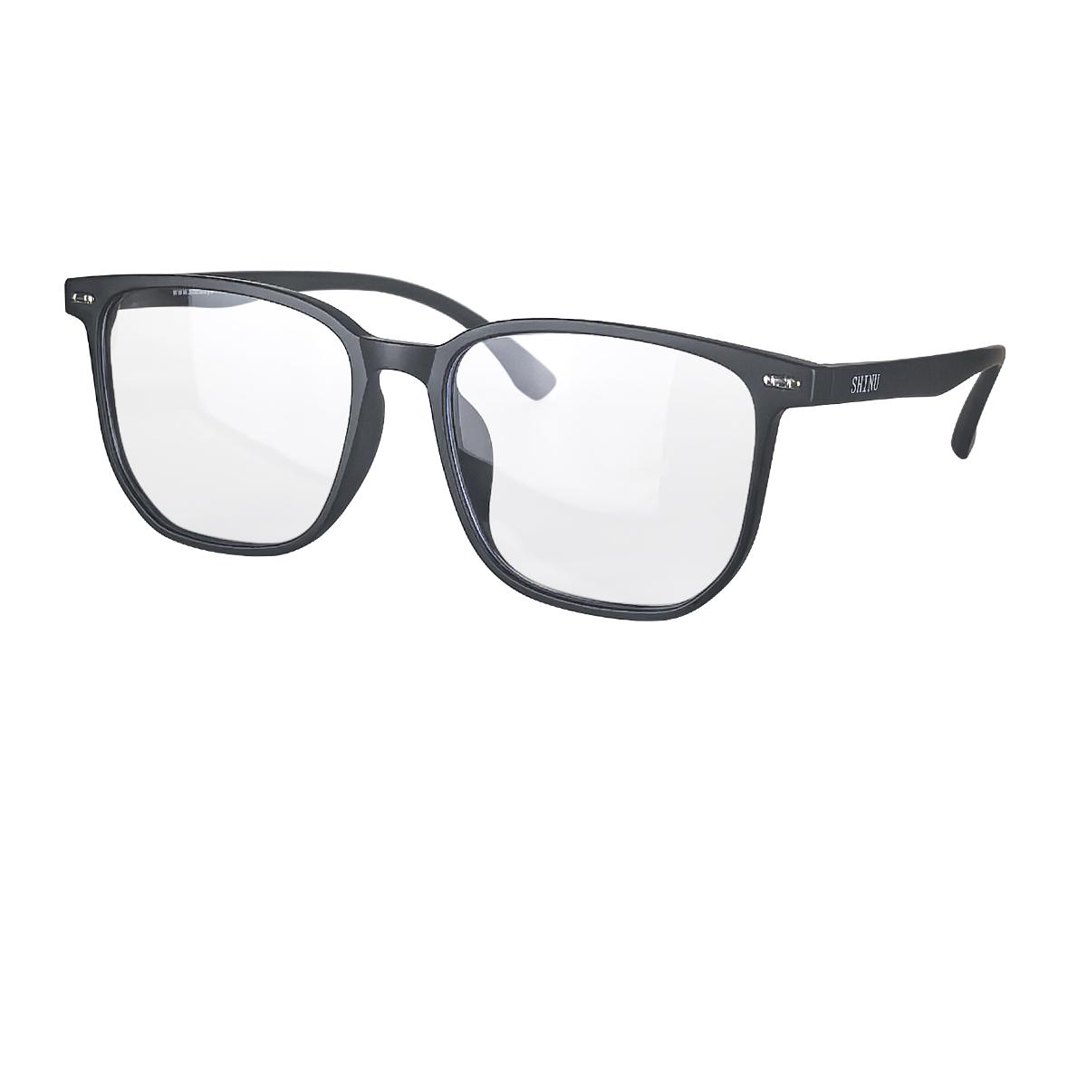 

SHINU Red Tinted Eyeglasses for Computer and Phone Use Blue Light Filter Eyeglasses with Red Lenses for Sleep Computer Eyeglasses