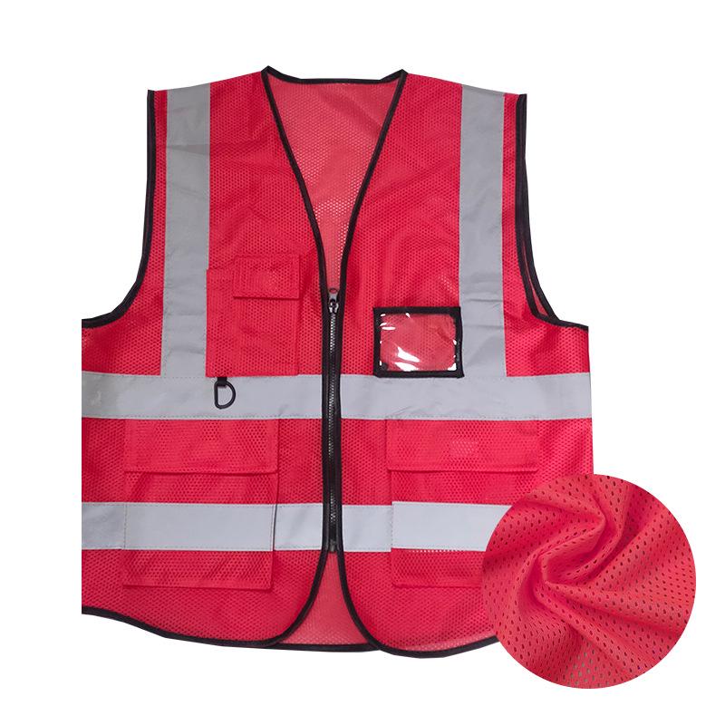 High-Visibility Reflective Safety Vest for Traffic and Construction Workers