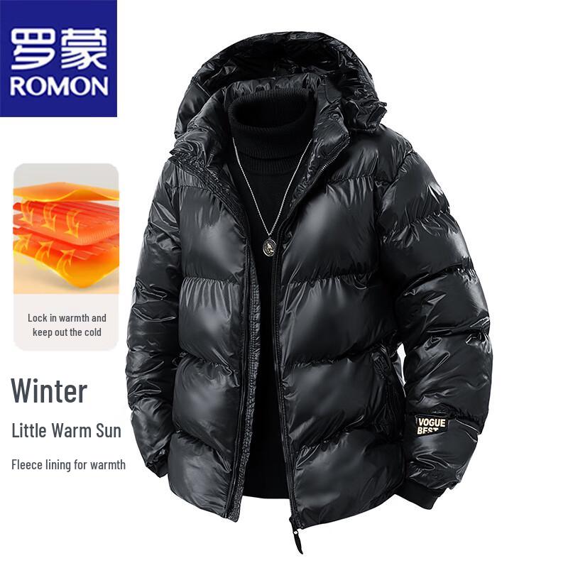 

Romon Men s Hooded Short-Sleeve T-Shirt M