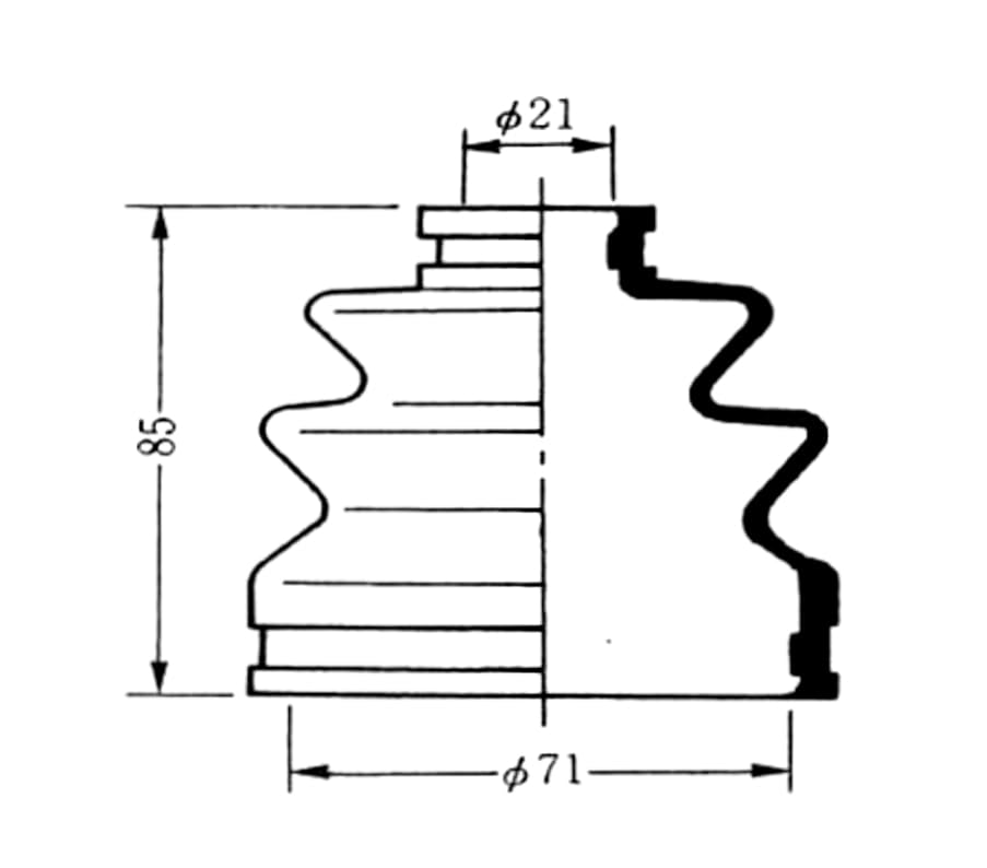 Seiken SB13 600-00013 Drive Shaft Boot Kit
