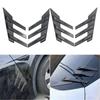 Universal Plastic Rear Window Side Spoiler Splitter For Car And SUVs With Adhesive Installation Enhances Aerodynamic