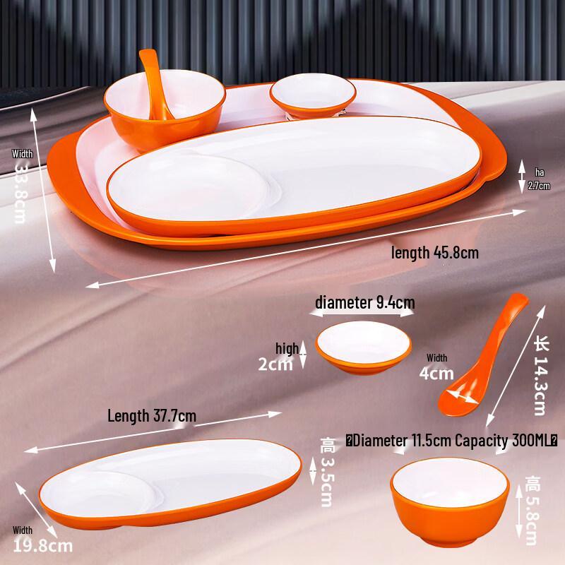 RuHan Commercial Melamine Tableware Set