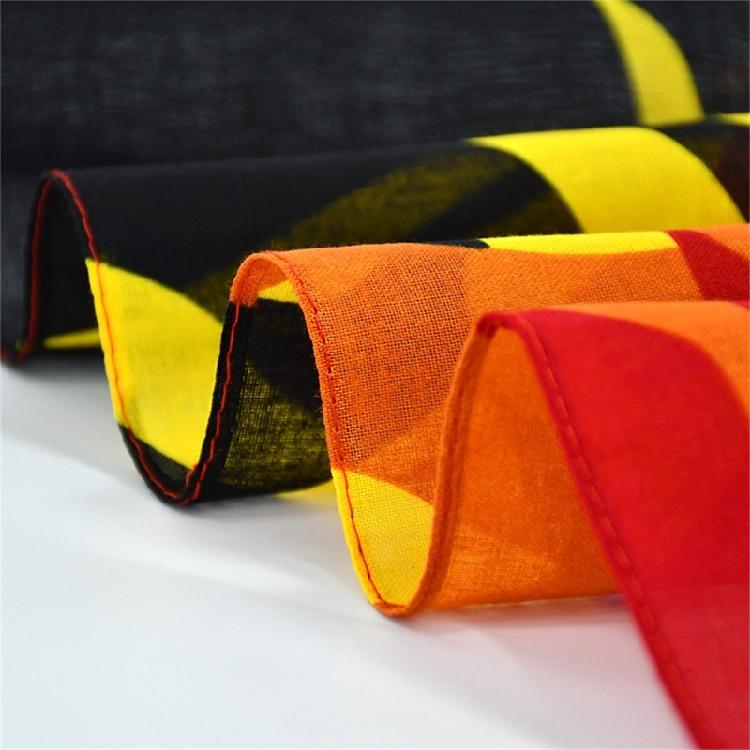 12 pcs Running Dancing Head Scarf Hiphop Hair Scarf Beautiful Pattern Square Decorative Scarf Costume Accessories