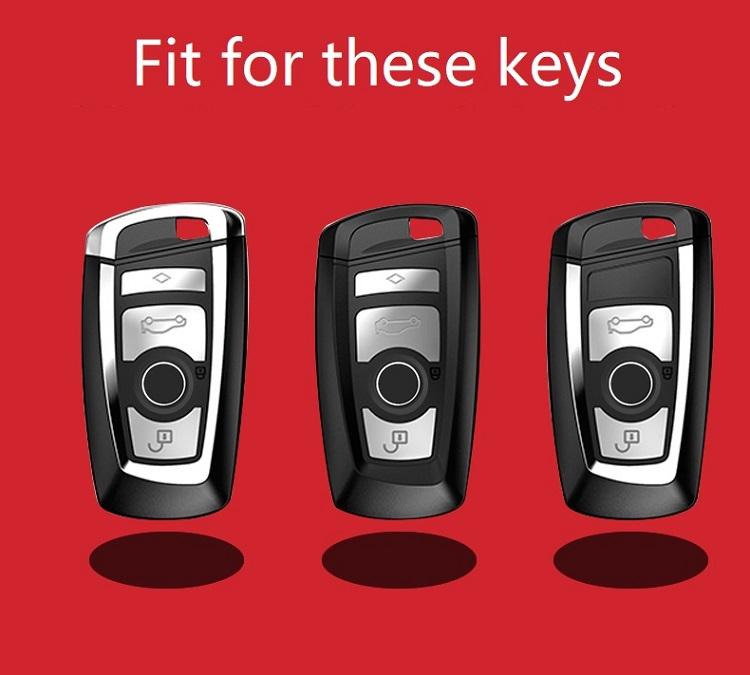 Interior Mouldings Real Carbon Fiber Car key Fob Case key cover For BMW 520 525 f30 f10 F18 118i 320i 1 3 5 7Series X3 X4 M3 M4