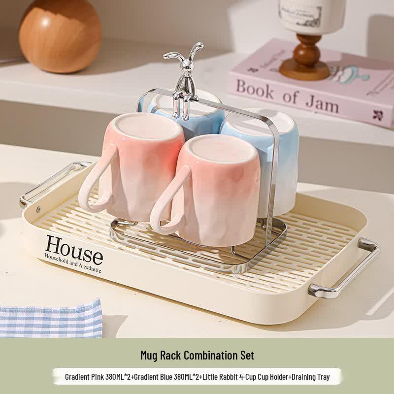 Qiwei Home Ceramic Tea and Coffee Cup Set