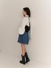 Love Us You Kale Pintuck Denim Skirt