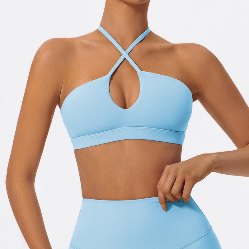 Women's Cross-Back Quick-Dry Breathable Yoga Sports Bra