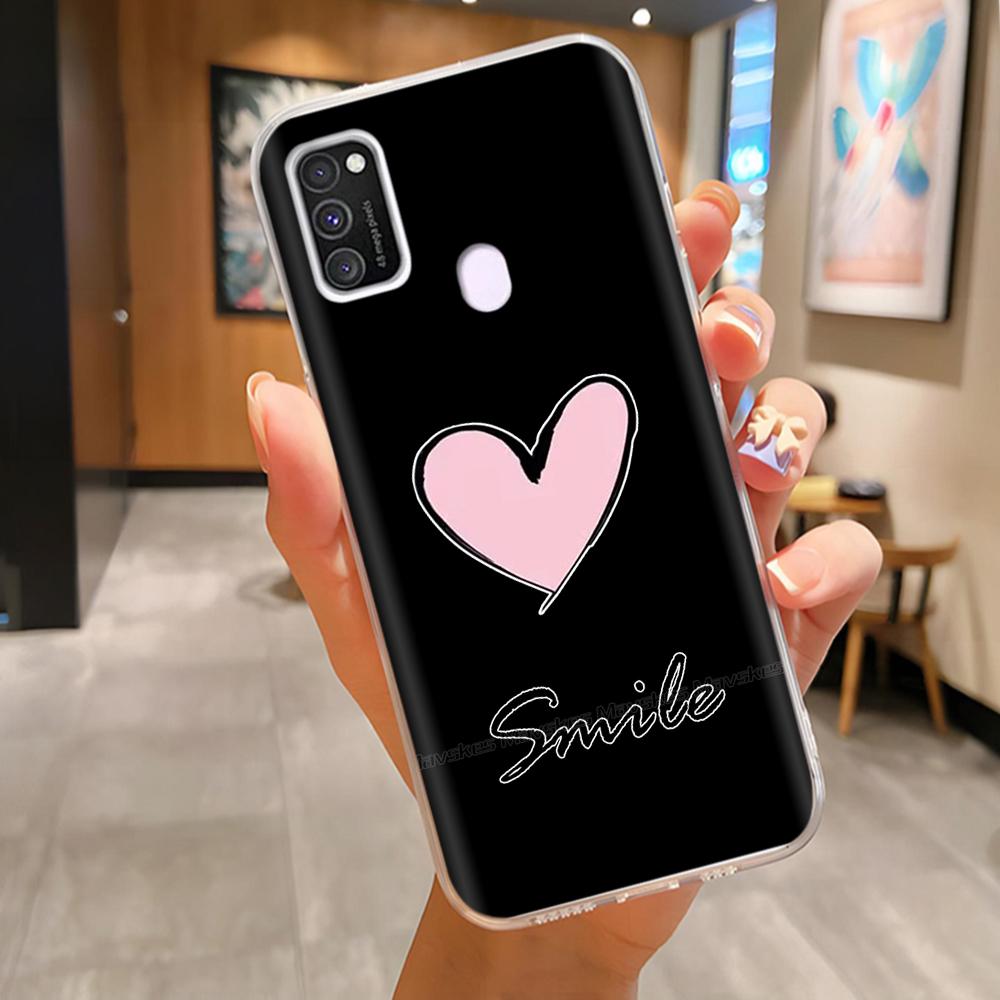 For Samsung Galaxy M21 M31 Case Soft TPU Soft Silicone Fashion Phone Case For Samsung M21 M31 Funda Luxury Back Cover Coque Para