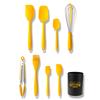 Food Grade Egg Beater Baking Utensils Set Dough Scraper 8Pcs Silicone Cream Scraper