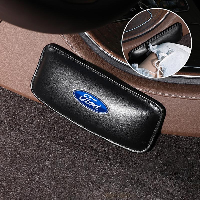 Car Pillow Car Knee Pad Auto Cushion Elastic Memory Foam Leg Pad For Ford Focus Mk2 Mk3 Fiesta Fusion Ranger Mondeo S-MAX Kuga