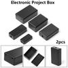 Waterproof Black DIY Housing Instrument Case ABS Plastic Project Box Storage Case Enclosure Boxes Electronic Supplies