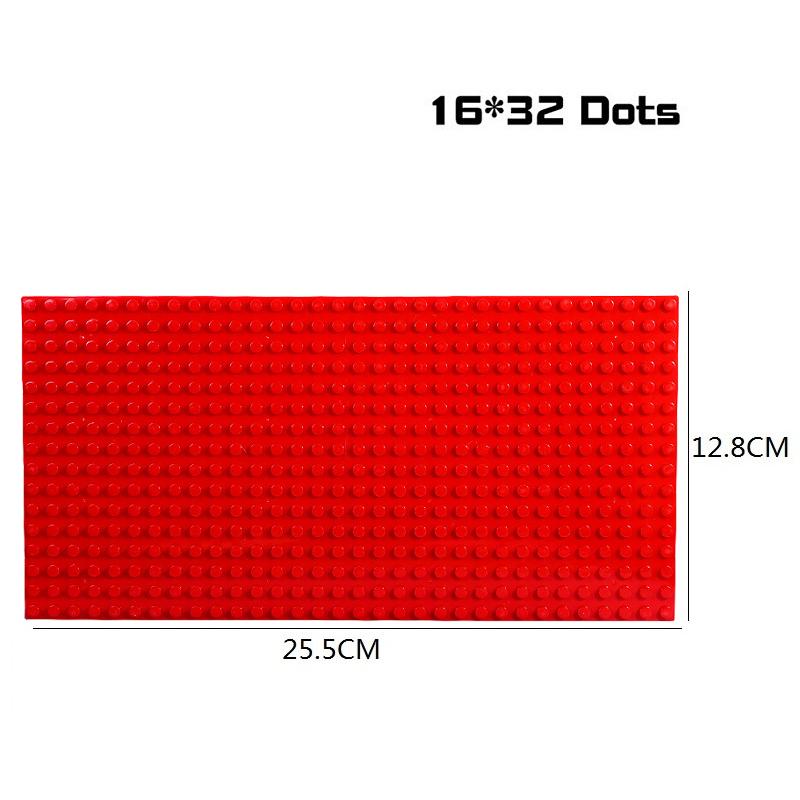16X32 Baseplate Diy Assembled Building Blocks Baseplate 16*32 Classic Building Blocks Base Board Single Double-Sided Base Plate