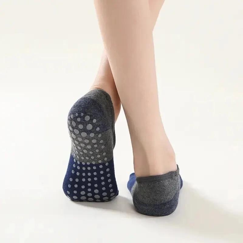 Professional Women Anti-slip Yoga Socks Backless Bandage Pilates Socks Ladies Ballet Dance Fitness Slipper Cotton Sports Socks