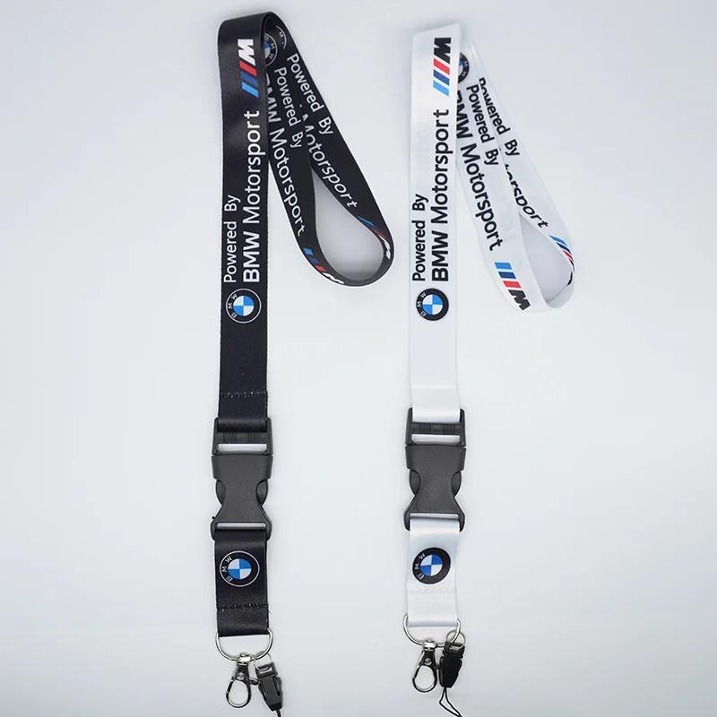 Car Sticker Hot 2025 Lanyard Nylon Car Emblem Keychain Work Card ID Cell Phone Keyring for BMW m Performance e90 e60 e46 Car-Sty